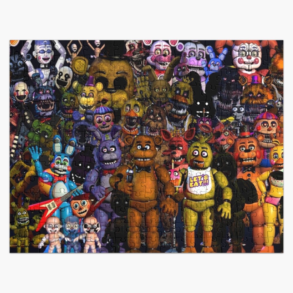 Solve FNAF - Fnaf AR Fanta Drinks Animatronics jigsaw puzzle online with 45  pieces