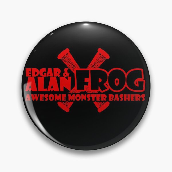 Item preview, Edgar and Alan Frog the Awesome Monster Bashers designed and sold by Meta Cortex.