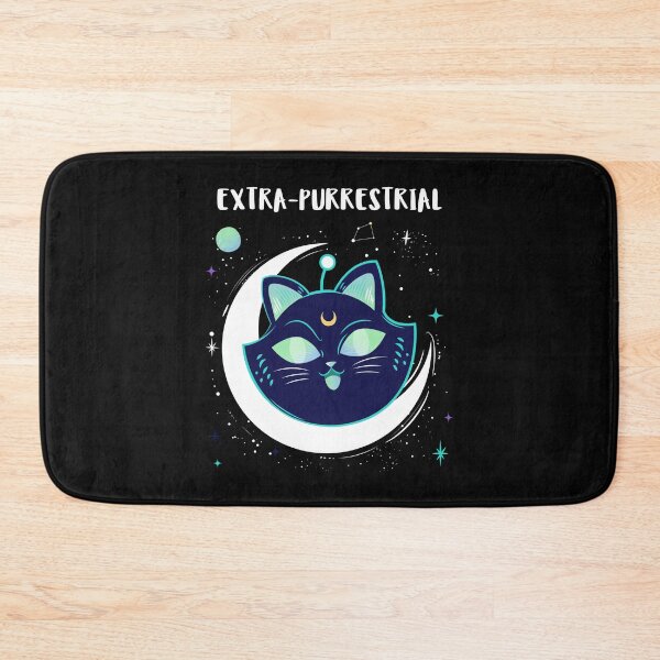 Item preview, Extra-Purrestrial. Funny Alien Cat Pun. designed and sold by shirtdan.