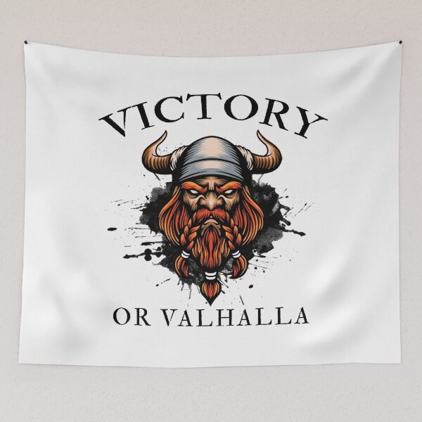 Item preview, Victory or Valhalla designed and sold by ValkyrieMerch.