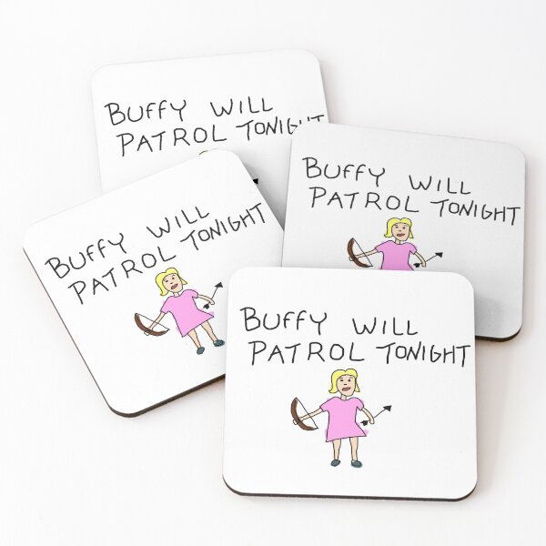 Item preview, Buffy Will Patrol Tonight Colour designed and sold by paton.