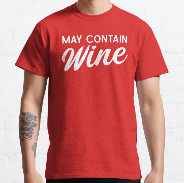 Item preview, May Contain Wine Funny Gift For Wine Lover Mom Wife Women Cute Graphic  designed and sold by alenaz.