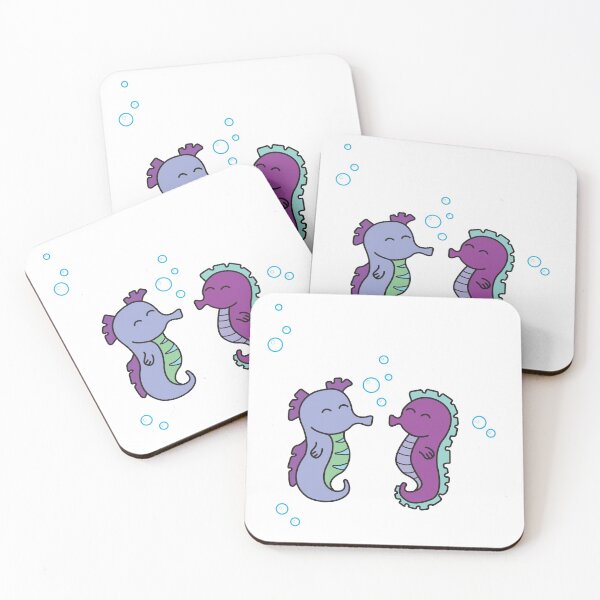 Item preview, Purple Seahorses designed and sold by IceCreamCat.