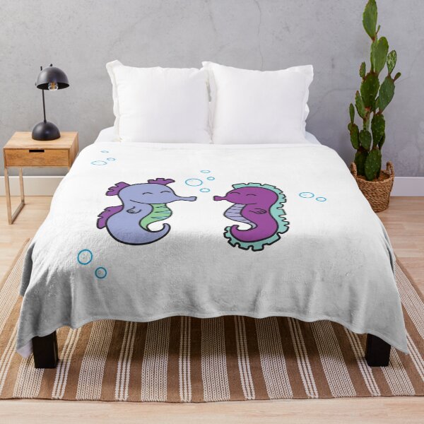 Item preview, Purple Seahorses designed and sold by IceCreamCat.