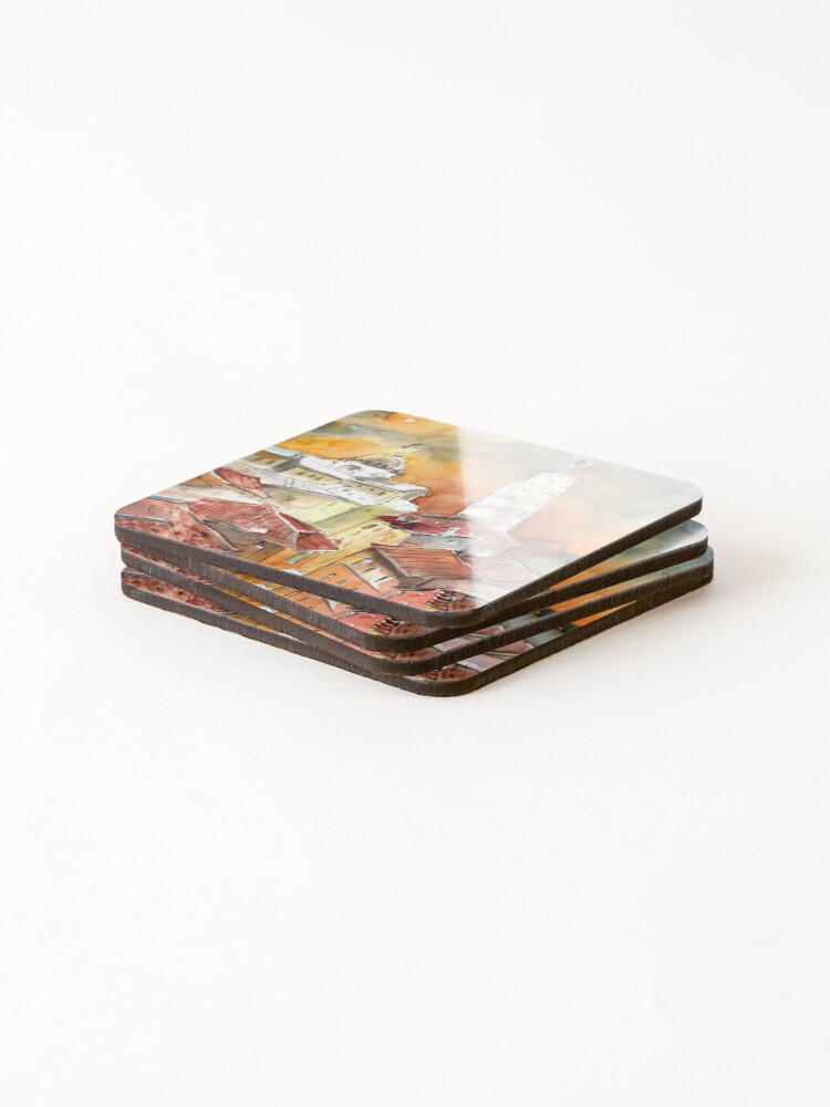 Thumbnail 4 of 5, Coasters (Set of 4), Pisa 03 designed and sold by Goodaboom.