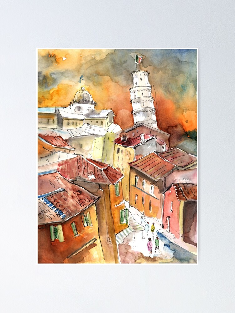 Thumbnail 1 of 3, Poster, Pisa 03 designed and sold by Goodaboom.