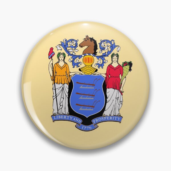Artikelvorschau, New Jersey Flagge entworfen und verkauft von Pegasus00.
