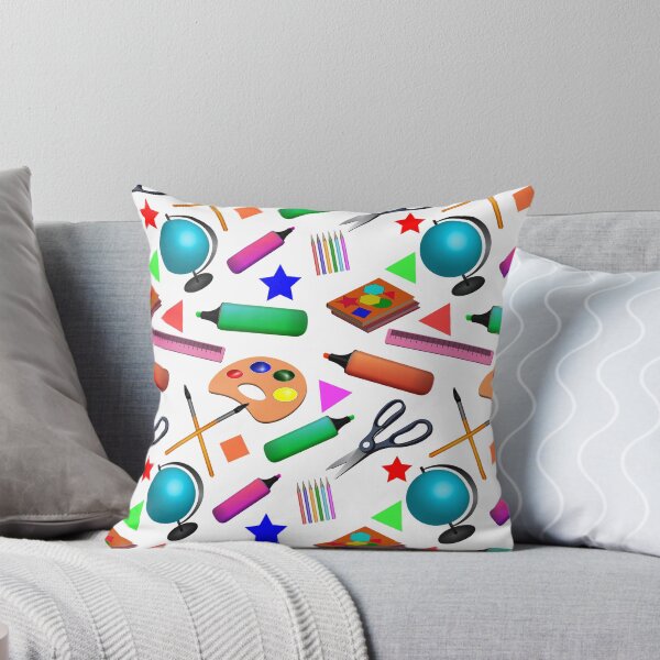 Item preview, Back to school. Pattern with school supplies.   designed and sold by Galina Kostyaeva.