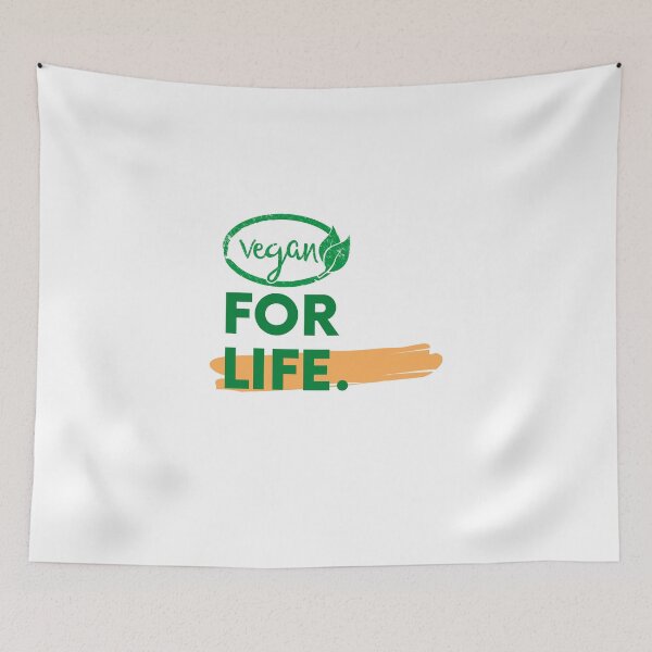 Item preview, Vegan for life 3 designed and sold by VeganChica.