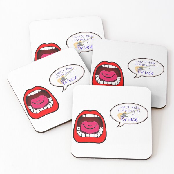 Item preview, Can't Talk. Listening To Bruce. Fanart WallsOfFame designed and sold by WallsOfFameAust.