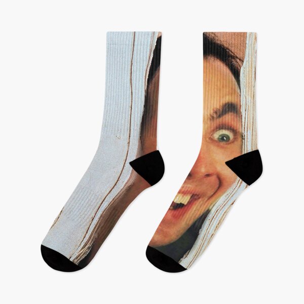 Item preview, Nicolas Cage, shining, here's Johnny scene, funny meme designed and sold by fkingrainbow.