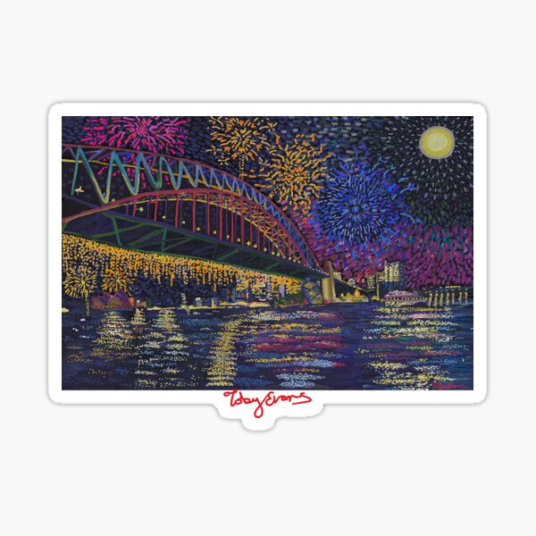 Item preview, Sydney Harbour Night, New Years Eve Edition designed and sold by Toby Evans.
