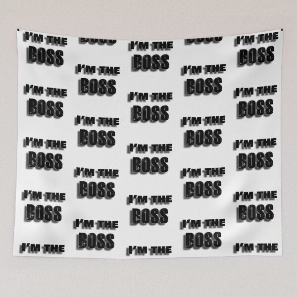 Item preview, Im The Boss - Classic Black designed and sold by NoMatterLab.