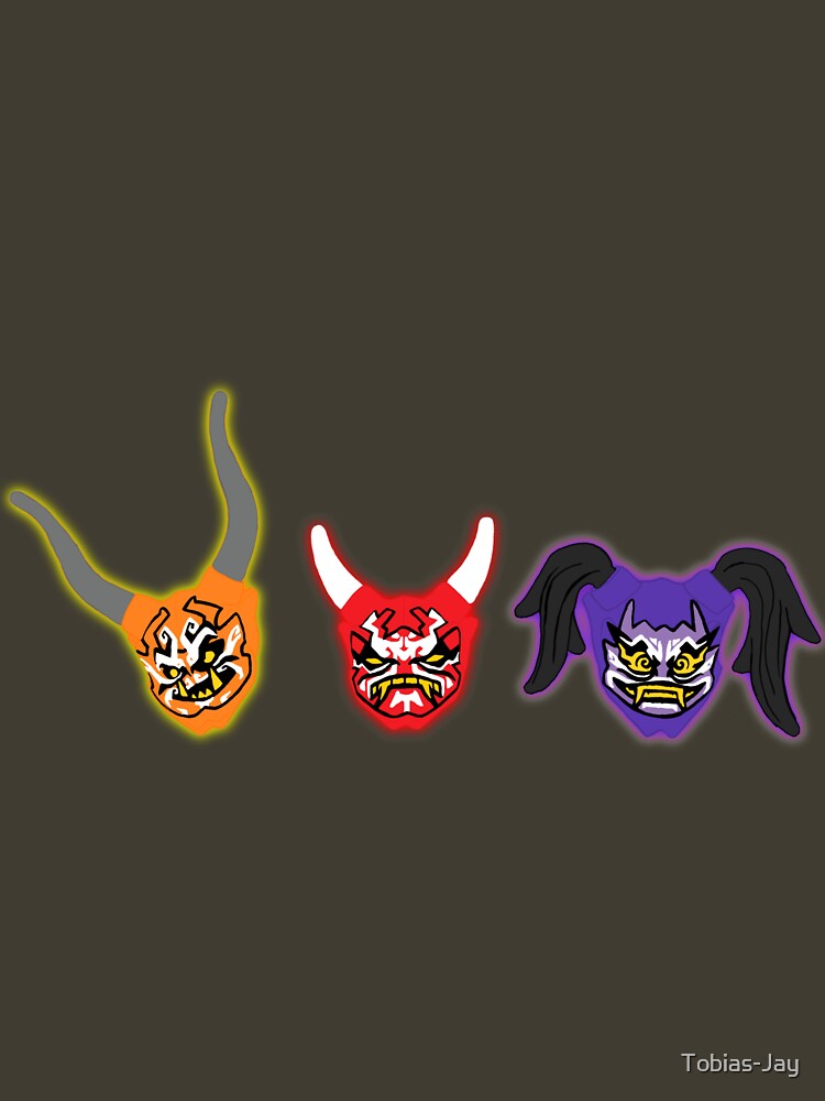 "Ninjago The Three Oni Masks" Tshirt by TobiasJay Redbubble
