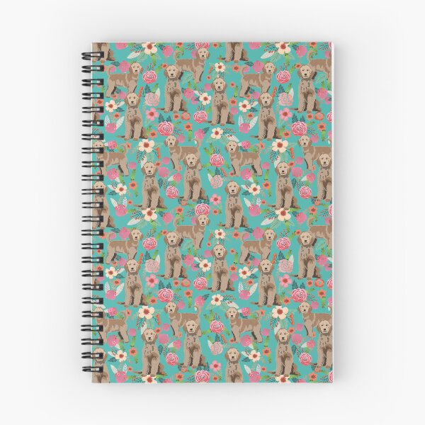 Item preview, golden doodle dog floral print - vintage florals, doodle dog, dog, dogs, pet, cute dog designed and sold by PetFriendly.