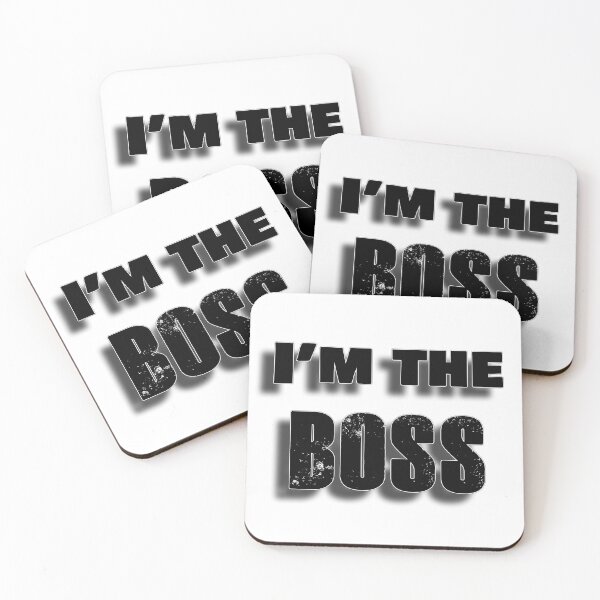 Item preview, Im The Boss - Classic Black designed and sold by NoMatterLab.
