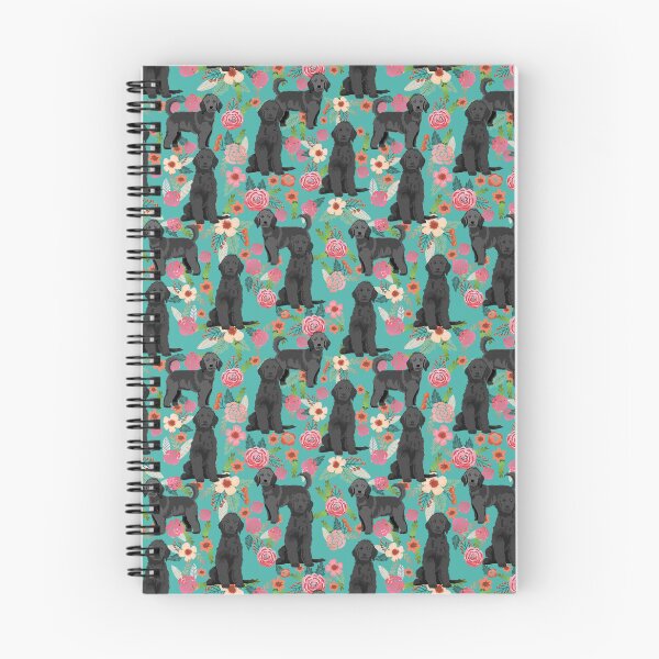 Item preview, black golden doodle dog floral print - vintage florals, doodle dog, dog, dogs, pet, cute dog designed and sold by PetFriendly.