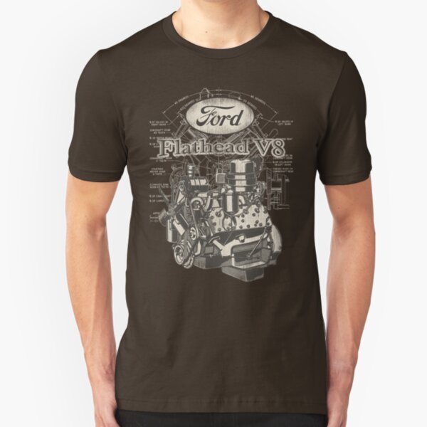 Flathead ford V8 Slim Fit T-Shirt