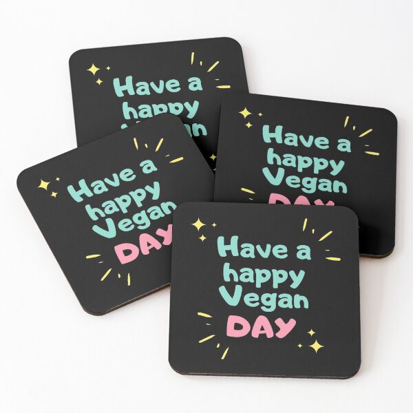 Item preview, Have a happy Vegan day designed and sold by VeganChica.