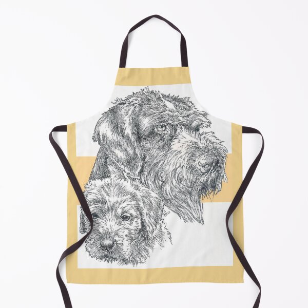 Item preview, German Wire-haired Pointer Father & Son designed and sold by BarbBarcikKeith.