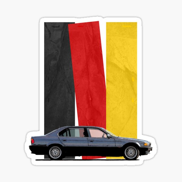 A Very German V12 Sticker