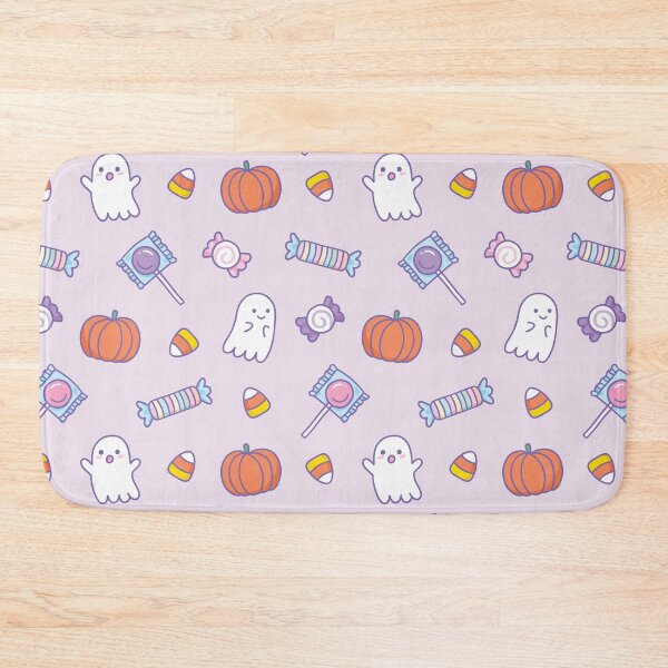 Item preview, Cute Spoopy Ghosts and Halloween Candy - Pastel Pattern designed and sold by noryushi.