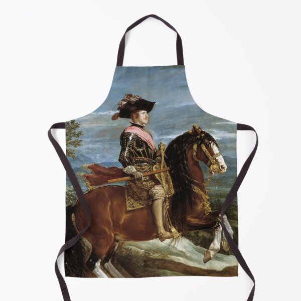 Item preview, Spanish Royal on Horseback portrait - Vintage painting Diego Velazquez designed and sold by Vintage Designs +.
