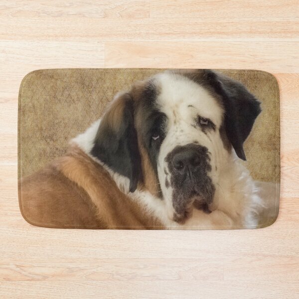 Item preview, St Bernard dog portrait  designed and sold by HaleyRedshaw.
