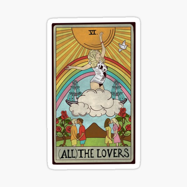 Aperçu de l'œuvre Kylie Minogue (tous) la carte de tarot amoureux créée et vendue par SincerelyEn.