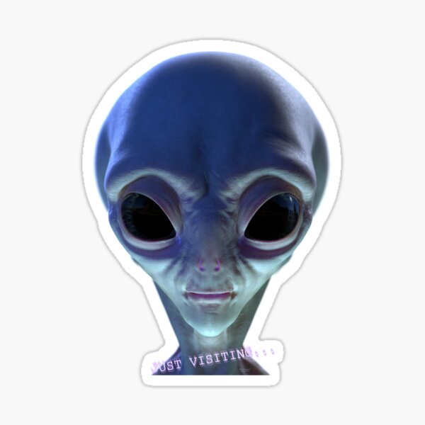 Alien Head Sticker For Sale By Davidpenfound Redbubble 2137