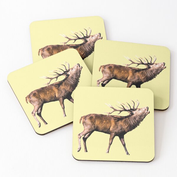 Item preview, roaring deer gift idea photo designed and sold by Katja LebenFreude.
