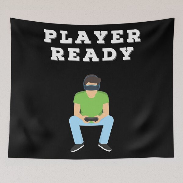 Item preview, Player Ready virtual reality T shirt design designed and sold by AnujShah7.