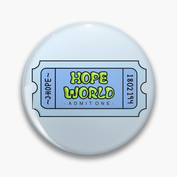 Item preview, Hope world ticket designed and sold by gummieturtle.