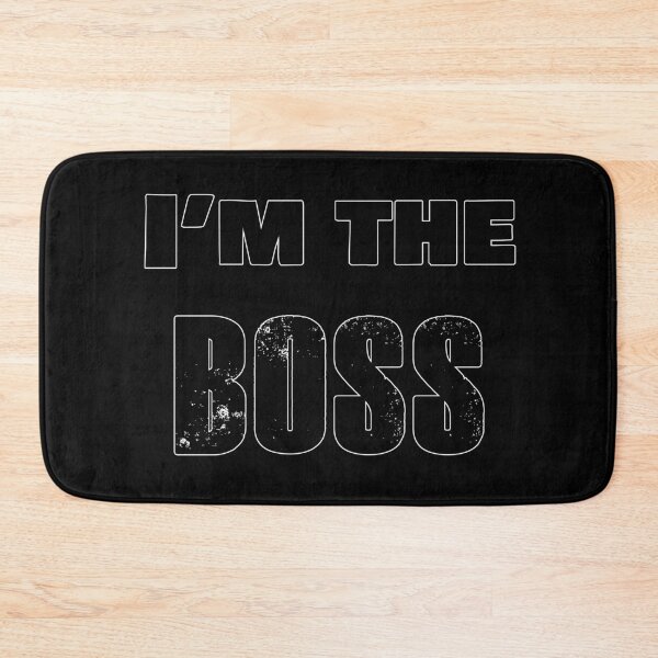 Item preview, Im The Boss - Classic Black on Black designed and sold by NoMatterLab.