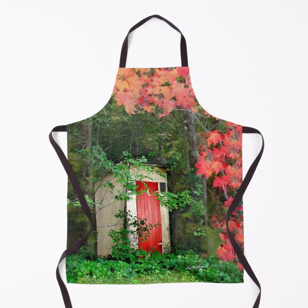 Item preview, The Red Outhouse Door designed and sold by PolkaDotStudio.