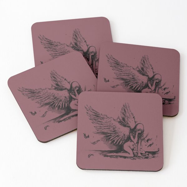 Item preview, Crying Fallen Angel Drawing designed and sold by aurielphoenix.