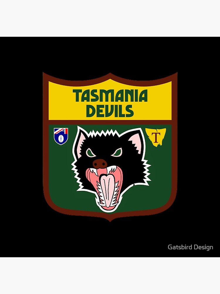 "Tasmanian devils football club | AFL footy" Clock for Sale by euror