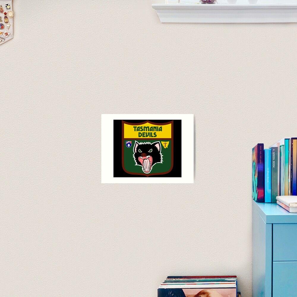 "Tasmanian Devils Football Club | AFL Footy" Art Print For Sale By ...