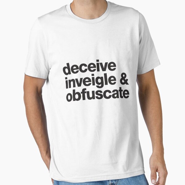 Item preview, Deceive, Inveigle, Obfuscate designed and sold by e2productions.