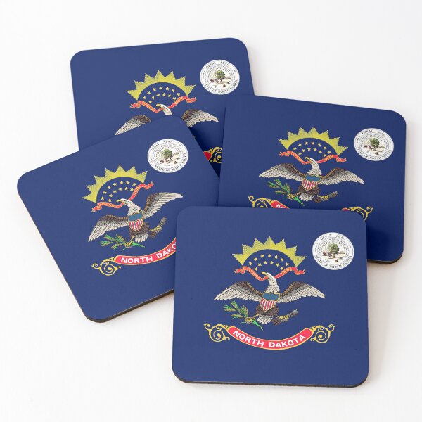 Item preview, North Dakota flag and Seal designed and sold by Pegasus00.