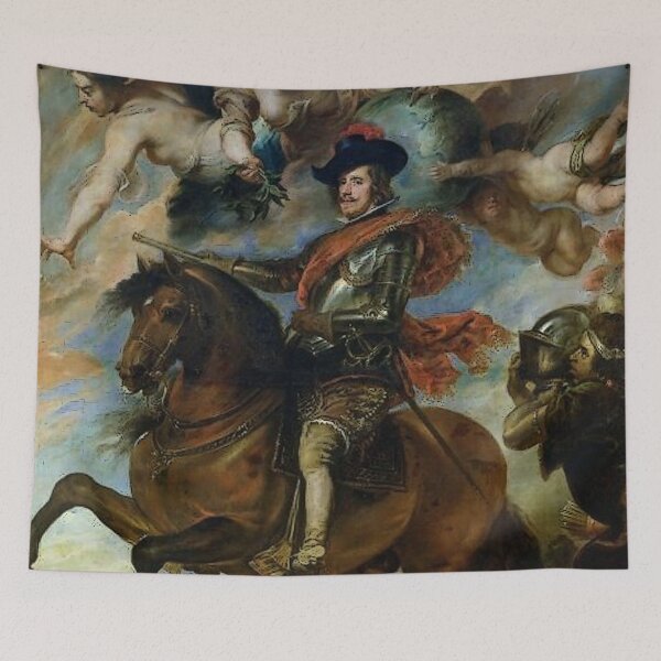 Item preview, equestrian portrait of king philip iv of spain c1645 by peter paul rubens designed and sold by Vintage Designs +.