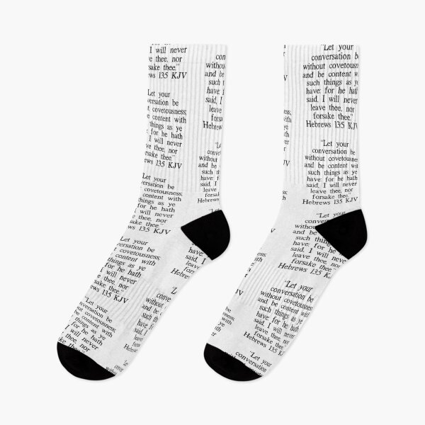 Item preview, Hebrews 13:5 KJV designed and sold by IBMClothing.