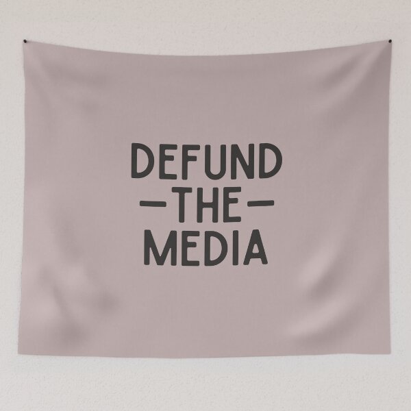 Item preview, Defund The Media Political Protest Slogan Against Fake News designed and sold by alenaz.