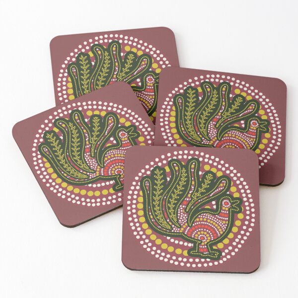 Item preview, Awesome Aboriginal Art Lyre Bird designed and sold by Pris25.