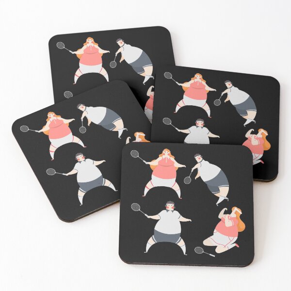 Item preview, Badminton Players Funny Humorous  designed and sold by Michelle  Brewster.