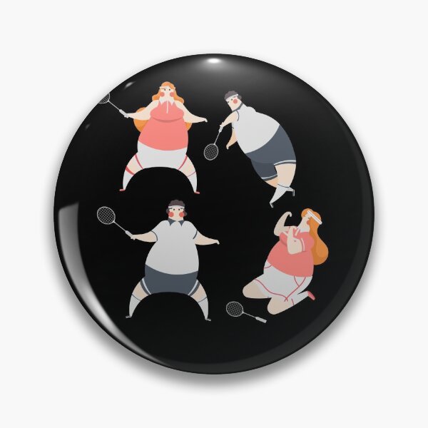 Item preview, Badminton Players Funny Humorous  designed and sold by Michelle  Brewster.