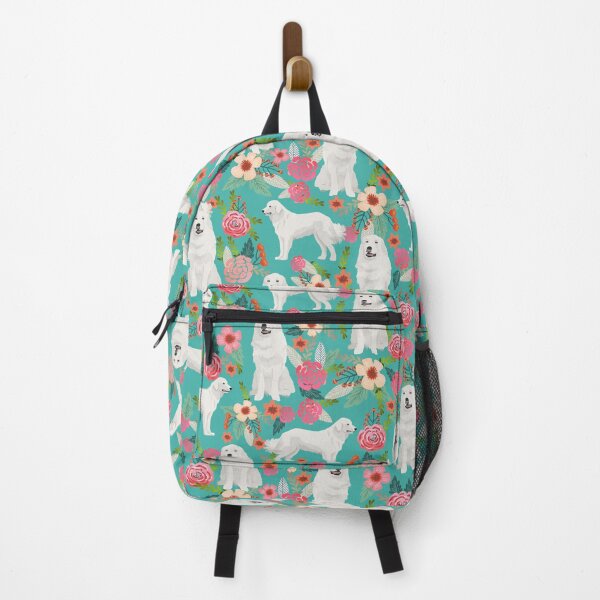 Item preview, great pyrenees dog floral - vintage florals, floral pet, cute dog, pyrenean mountain dog designed and sold by PetFriendly.