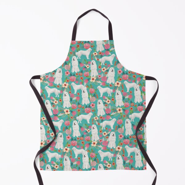 Item preview, great pyrenees dog floral - vintage florals, floral pet, cute dog, pyrenean mountain dog designed and sold by PetFriendly.