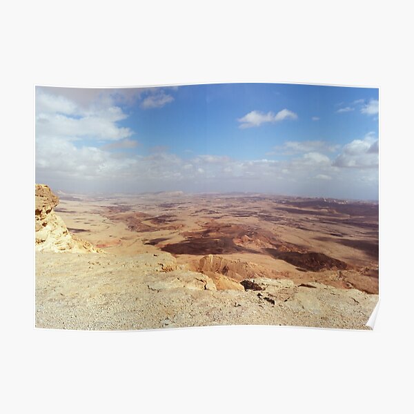 Israel, Mitzpe Ramon. Ramon Crater. Poster