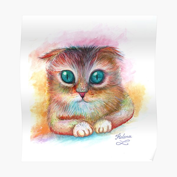 Chaton Posters For Sale Redbubble